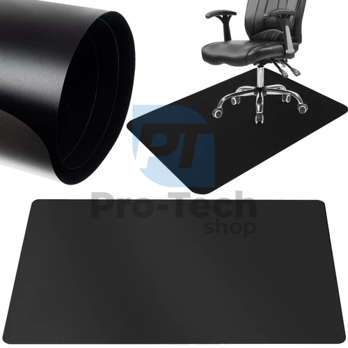 Ochranná podložka pod židli / křeslo velká 100x140 cm černá 75952