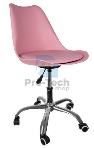 Kancelářská otočná židle - růžová 74833