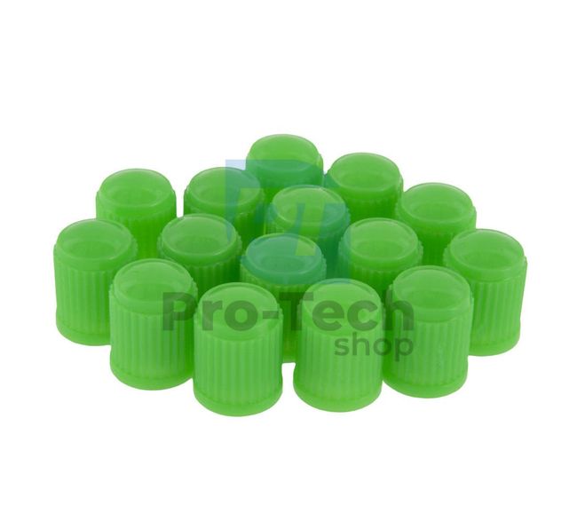 Plastová čepička zelená 100ks 11755