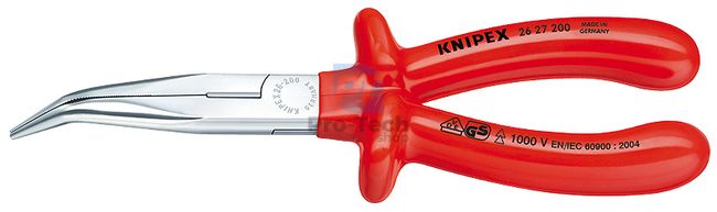 Půlkulaté štípací kleště s máčenou izolací, VDE testované 200 mm KNIPEX 07838