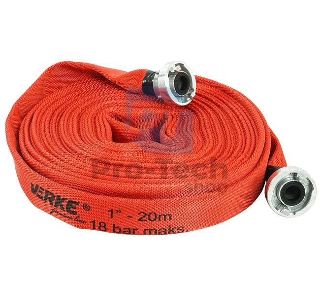 Požární hadice s koncovkami 1“ 20m 18bar Premium 15240