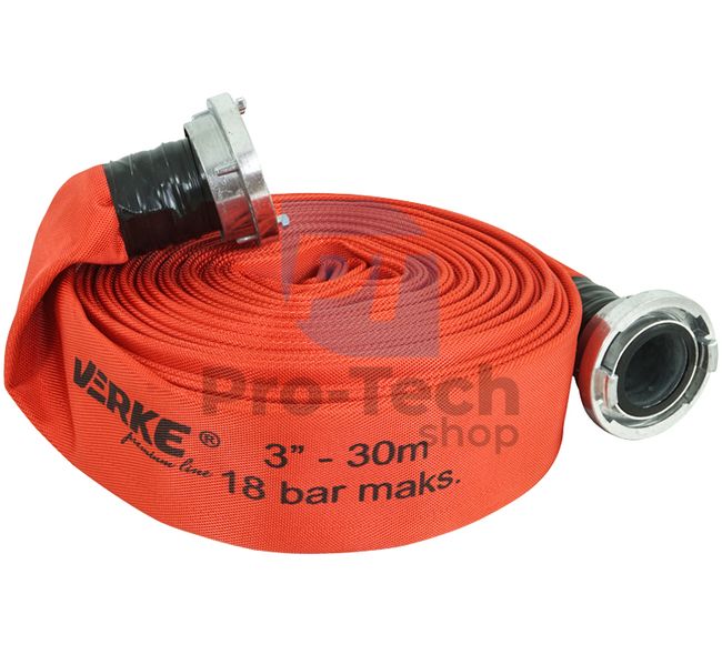 Požární hadice s koncovkami 3“ 30m 18bar Premium 15258