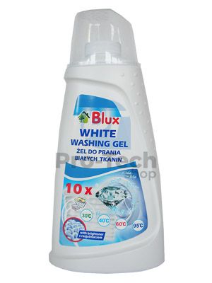 Prací gel Blux s odměrkou bílé prádlo 1000ml 30200
