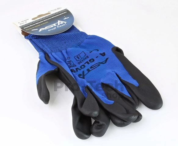 Pracovní rukavice 8" profi Asta blue 04991