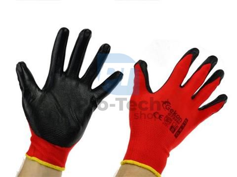 Pracovní rukavice 8" Red Nitril 06594