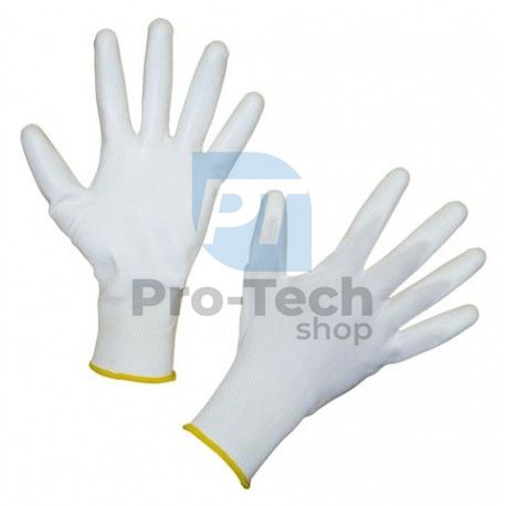Pracovní rukavice bílé 10" 02165