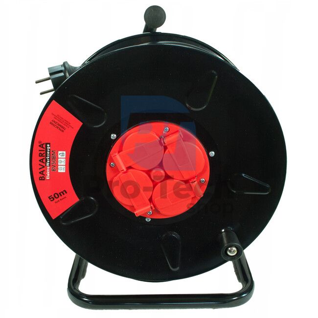 Prodlužovací kabel na kovovém bubnu 50m 3x2,5mm 14570