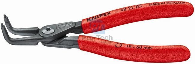 Přesné kleště pro pojistné kroužky 305 mm s vyhnutými čelistmi KNIPEX 08051