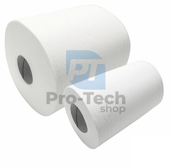Průmyslové rolované papírové utěrky 2-vrstvé bílé MAXI Linteo 100m 6 ks 30487