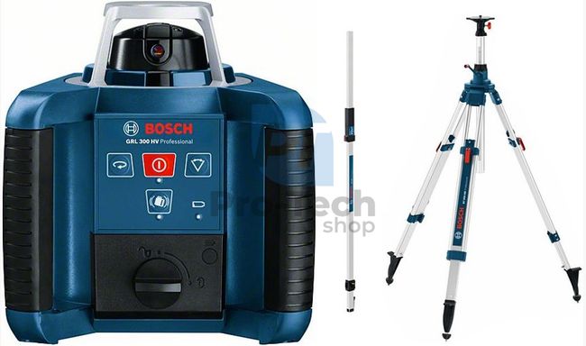Rotační laser Bosch GRL 300 HVG se stavebním stativem BT 300 HD a měřicí latí GR 240 15264