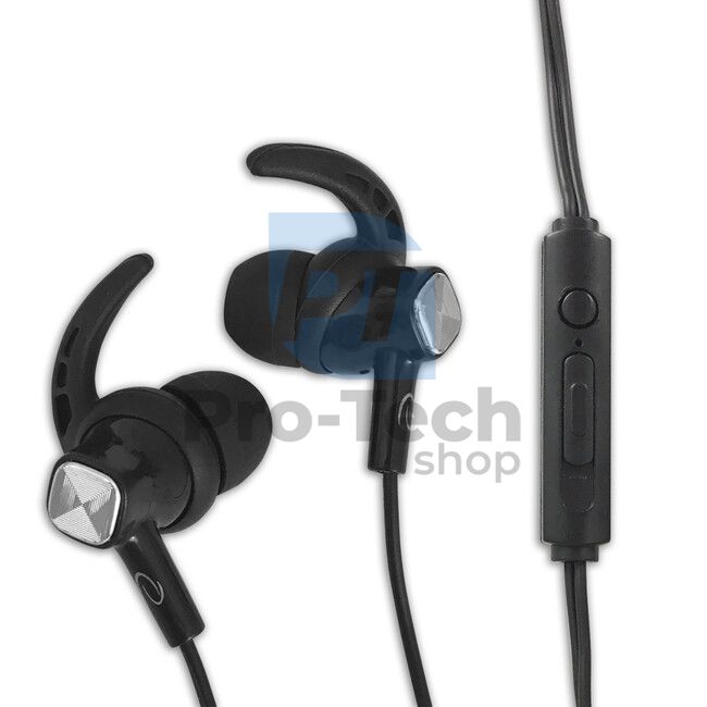 Sluchátka do uší s mikrofonem a regulací hlasitosti EH200K 14397