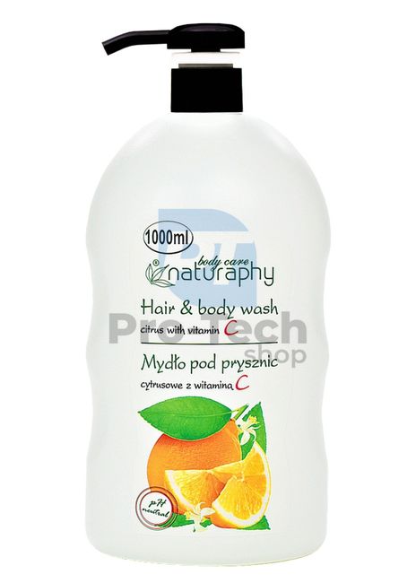 Sprchový gel a šampon 2v1 citrón a vitamín C Naturaphy 1000ml 30290