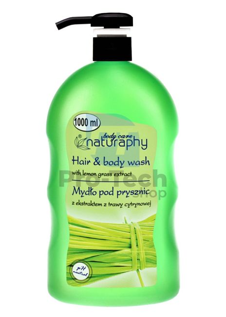 Sprchový gel a šampon 2v1 citrónová tráva Naturaphy 1000ml 30072