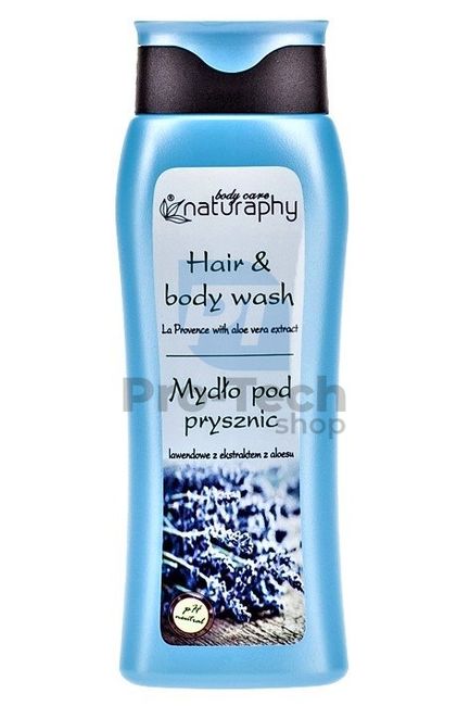 Sprchový gel a šampon 2v1 levandule s extraktem aloe vera Naturaphy 300ml 30046
