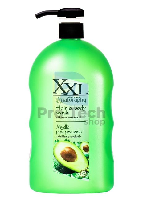 Sprchový gel a šampon 2v1 s avokádovým olejem Naturaphy 1000ml 30070
