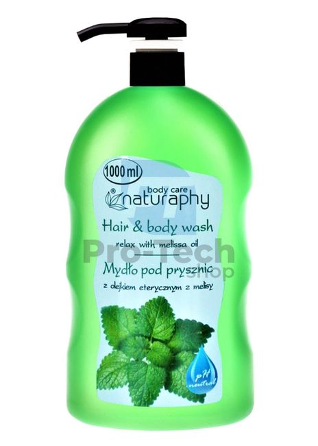 Sprchový gel a šampon 2v1 s meduňkovým olejem Naturaphy 1000ml 30109