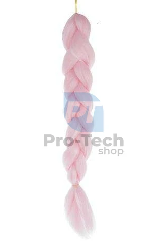Syntetické vlasy - copánky růžové 75306