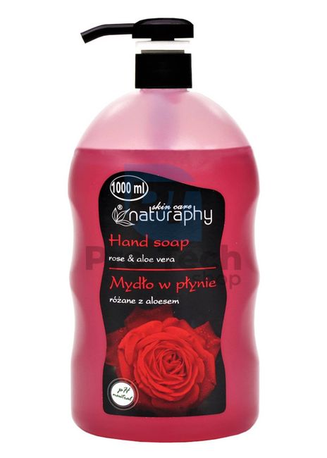 Tekuté mýdlo růže a aloe vera Naturaphy 1000ml 30019