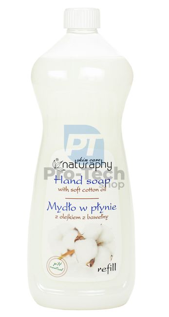 Tekuté mýdlo s bavlněným olejem, náhradní náplň Naturaphy 1000ml 30310