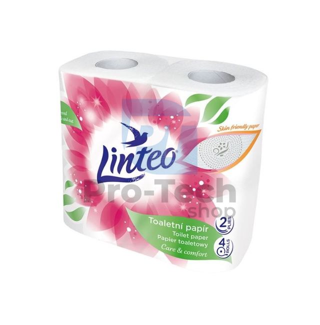 Toaletní papír 2-vrstvý LINTEO SATIN bílý- 4ks 30387