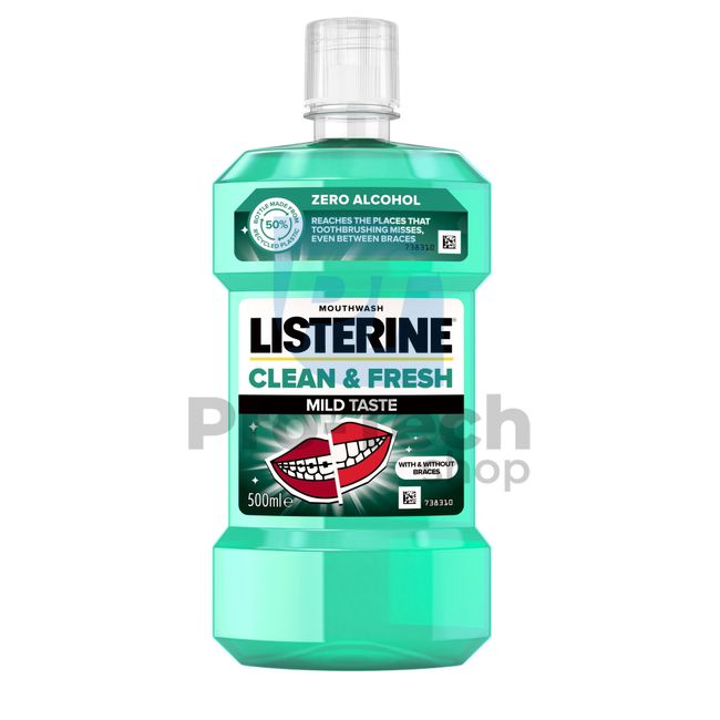 Ústní voda Listerine Clean & Fresh 500ml 30585