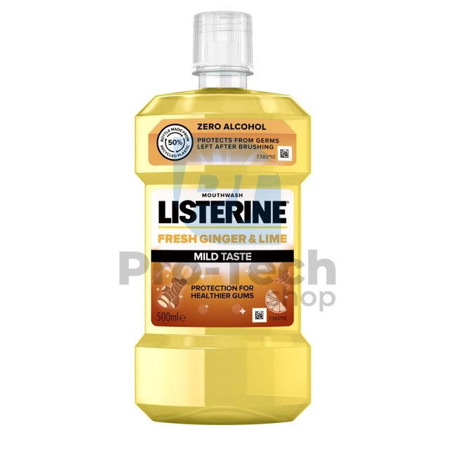 Ústní voda Listerine Fresh Ginger & Lime Mild Taste 500ml 30584