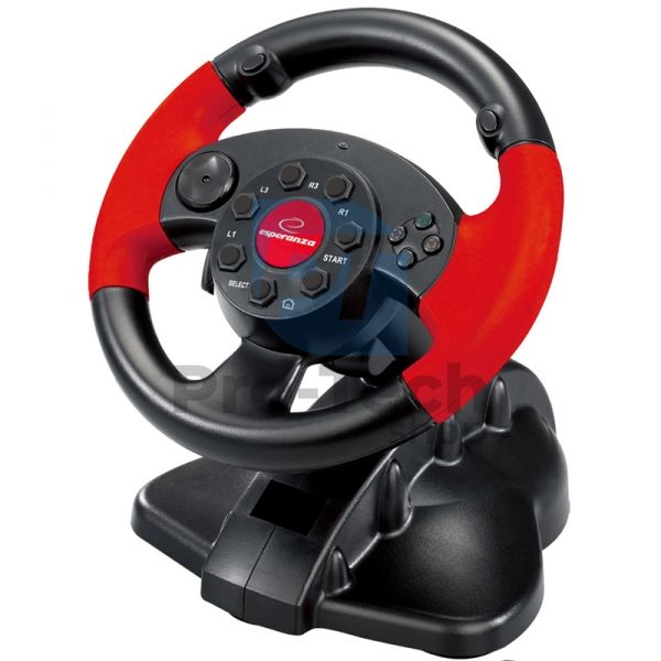 Vibrační herní volant HIGH OCTANE pro PC, PSX, PS2, PS3 72626