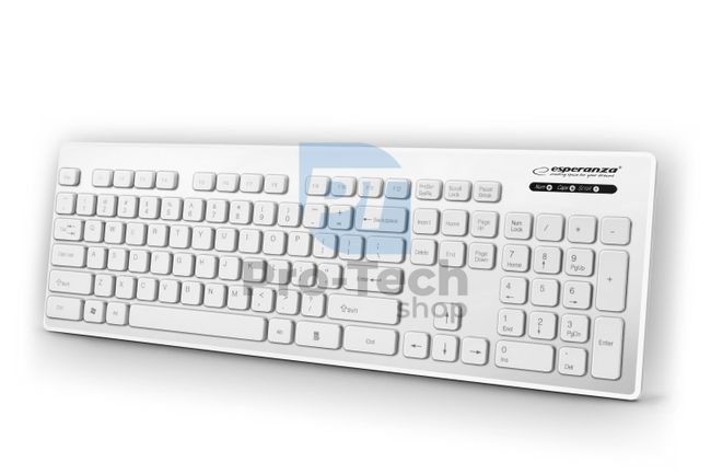 Voděodolná klávesnice USB SINGAPORE, bílá 72916