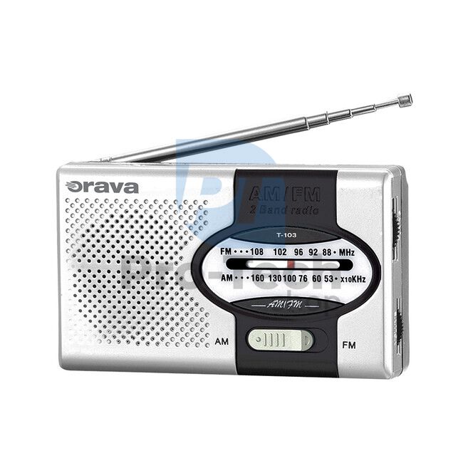 Kapesní rádio AM/FM Orava 73534