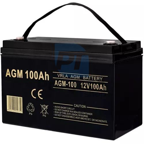 Záložní akumulátor AGM Plus 12V 100AH 75595